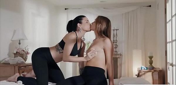  Lesbian anal sex is gentle and sensual and need a toy